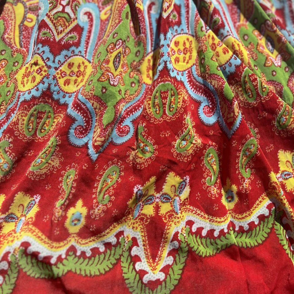 Boho Strapless Paisley Sundress Cover-Up – Women’s M (Never Worn) - Picture 4 of 6
